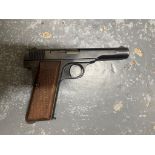 A deactivated WWII German pistol marked FN1922. This lot will be available to collect in person 48