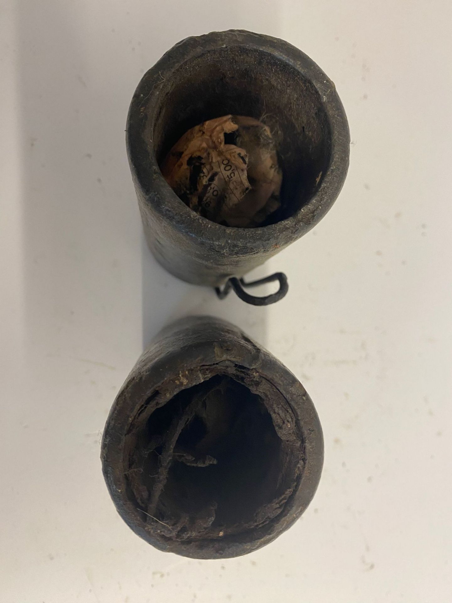 Two inert WWI Rohr Austro Hungarian stick grenades. This lot will be available to collect in - Image 2 of 3