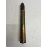 An inert WWII German 3.7 Pak round. This lot will be available to collect in person 48 hours after