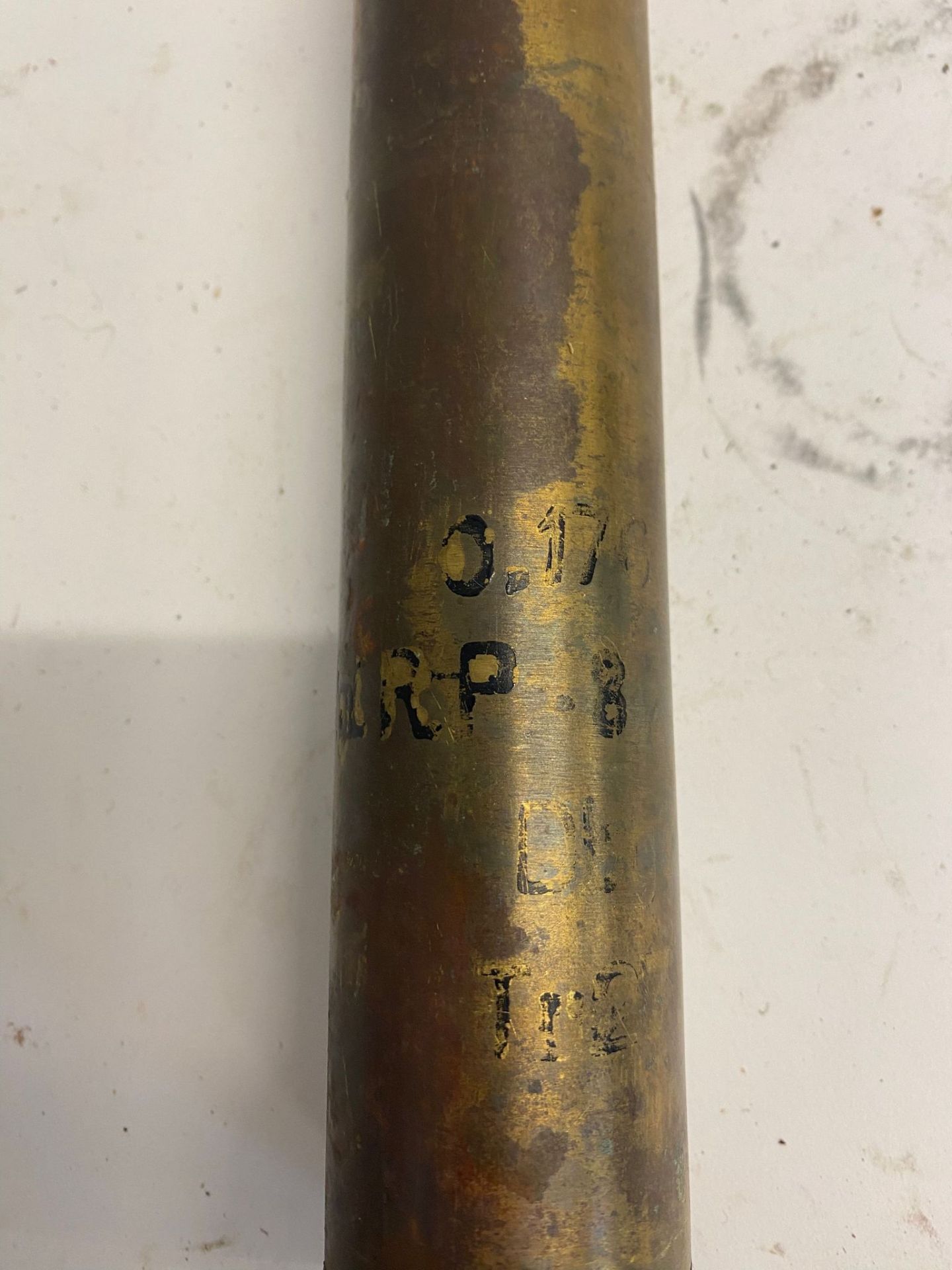 An inert WWII German 3.7cm PAK round, dated 1938. This lot will be available to collect in person 48 - Image 3 of 4
