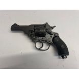 A deactivated (EU Cert) Webley MK4 .38 revolver. This lot will be available to collect in person