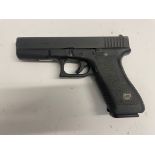 A deactivated (EU Cert) Glock 17 semi automatic pistol. This lot will be available to collect in