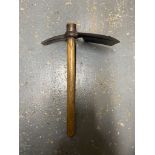 A WWI entrenching tool dated 1918. This lot will be available to collect in person 48 hours after