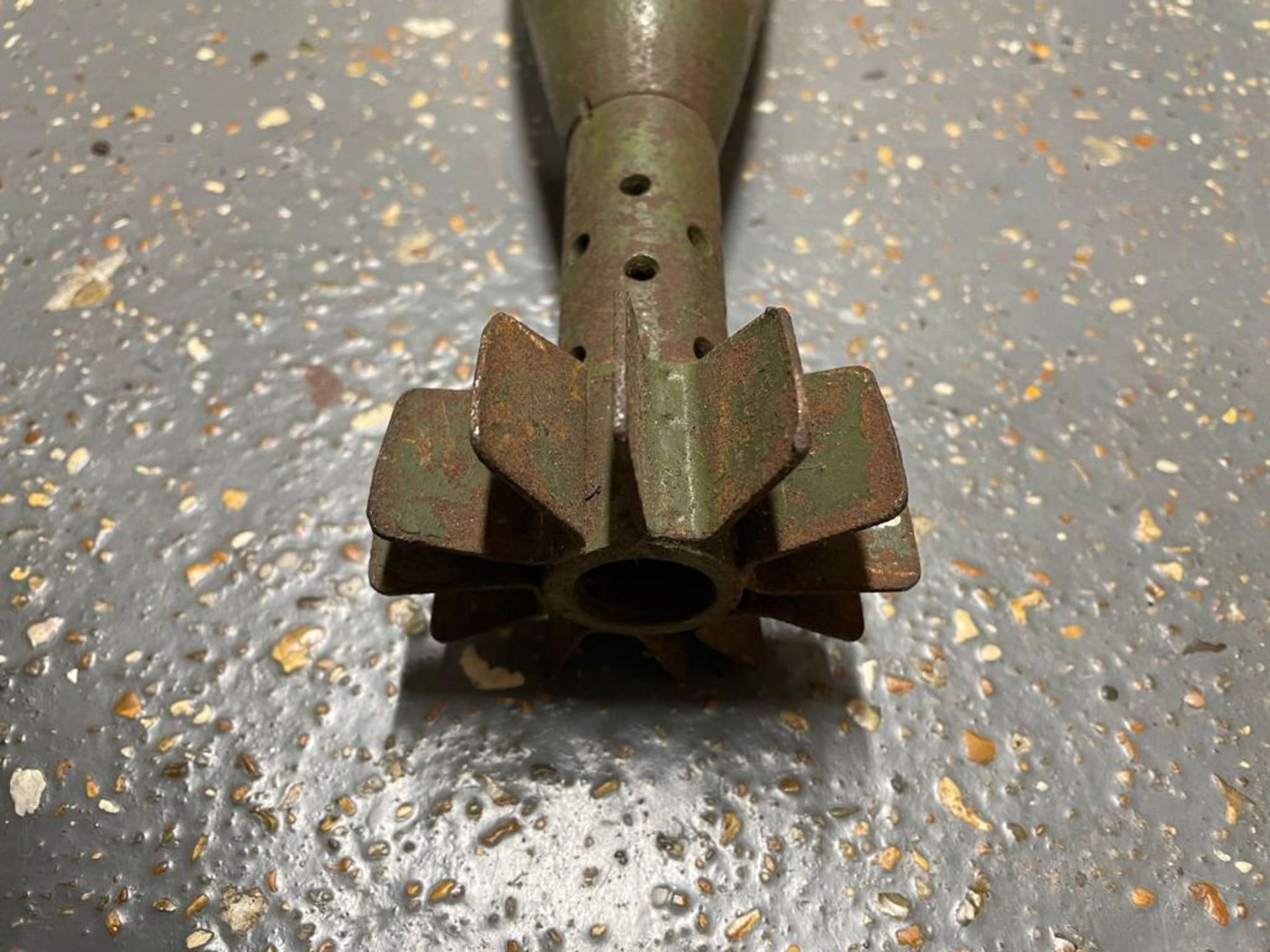 An inert WWII German 80mm Granatenwerfer 34 mortar shell. This lot will be available to collect in - Image 3 of 4