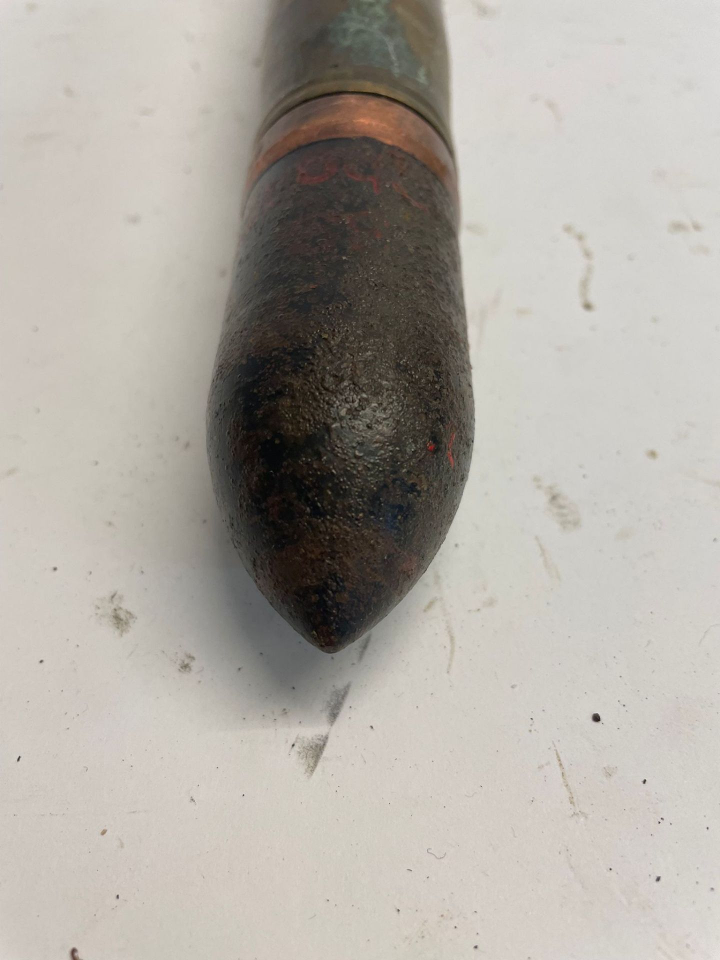 An inert WWII German 3.7 Pak round. This lot will be available to collect in person 48 hours after - Image 4 of 4