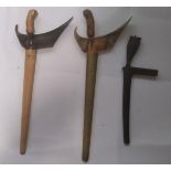 Three Indonesian Kris daggers.
