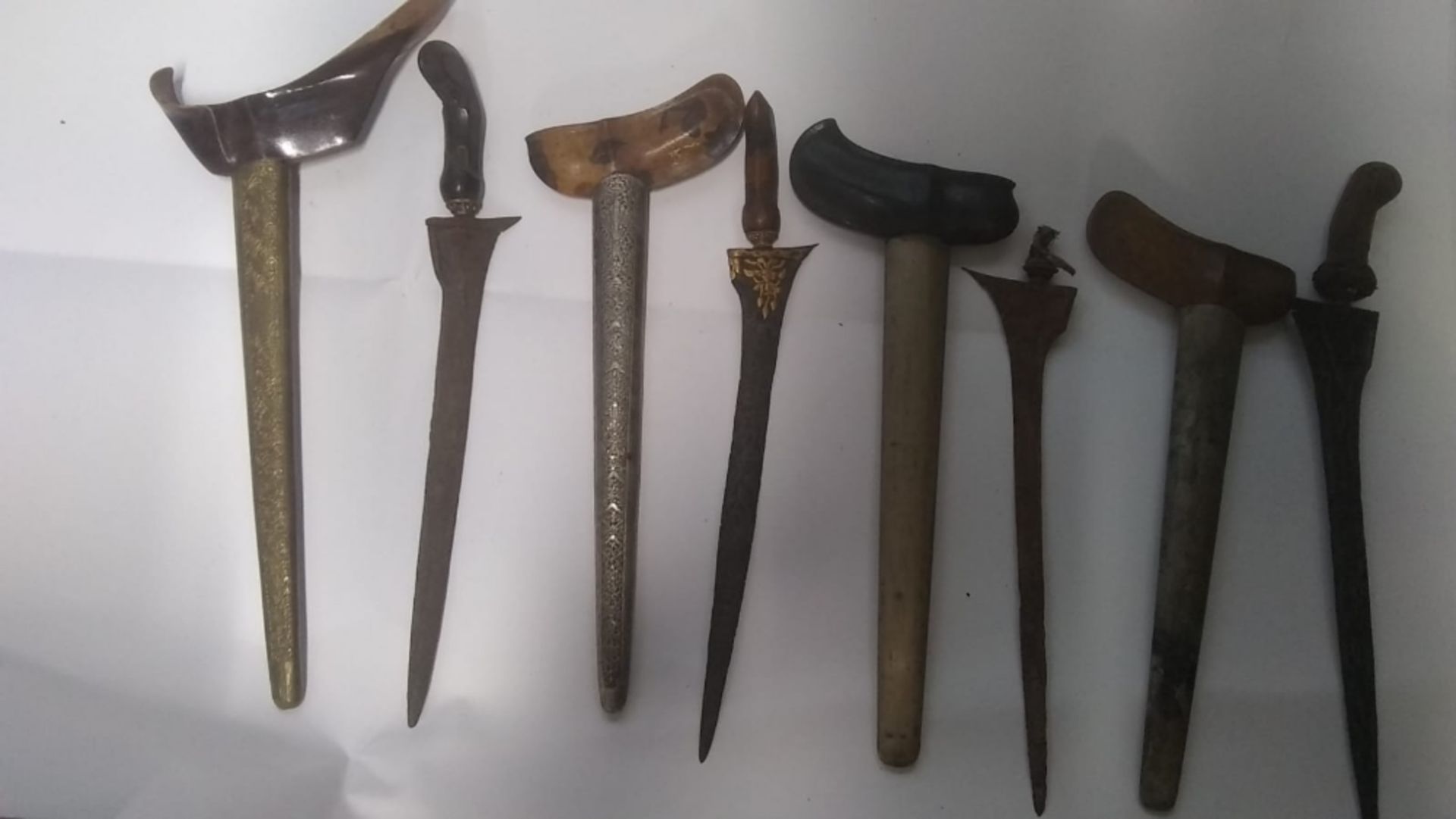 Four Indonesian Kris daggers.