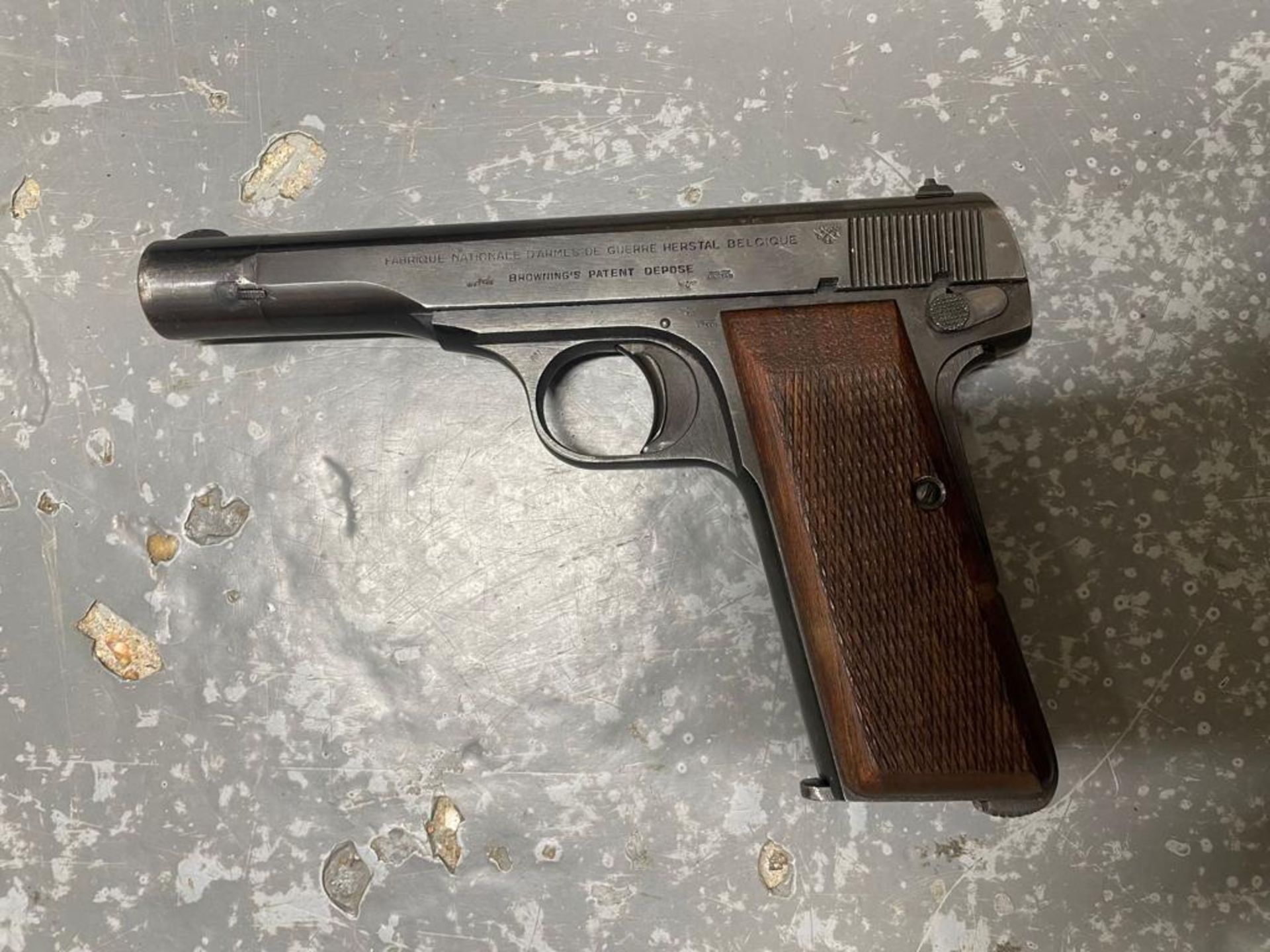 A deactivated WWII German pistol marked FN1922. - Image 4 of 4