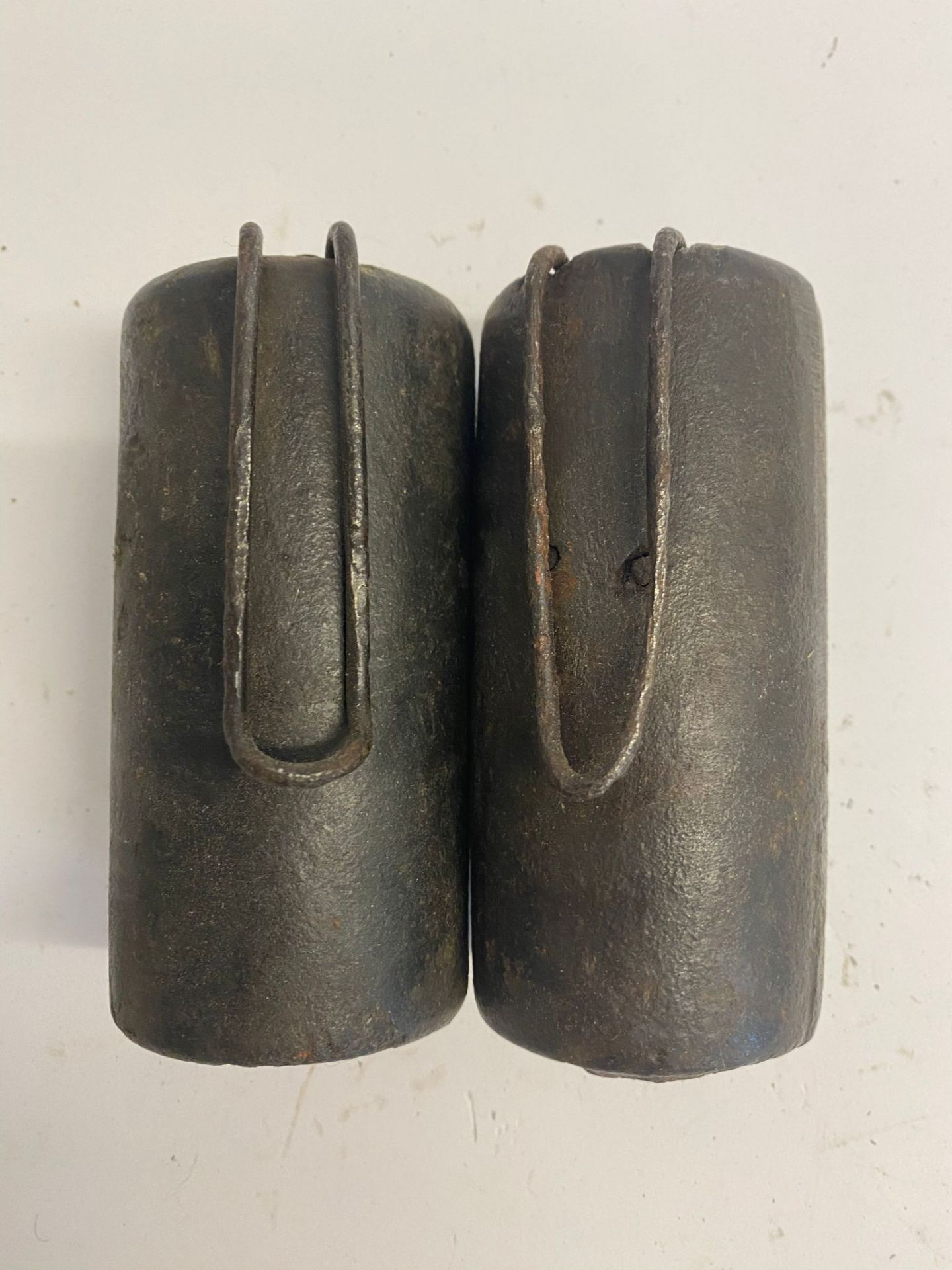 Two inert WWI Rohr Austro Hungarian stick grenades.