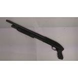 A deactivated (EU Spec) US Mossberg Maverick model 88 pump action shotgun.