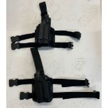 Two current issue military or Police LIG leg halters.