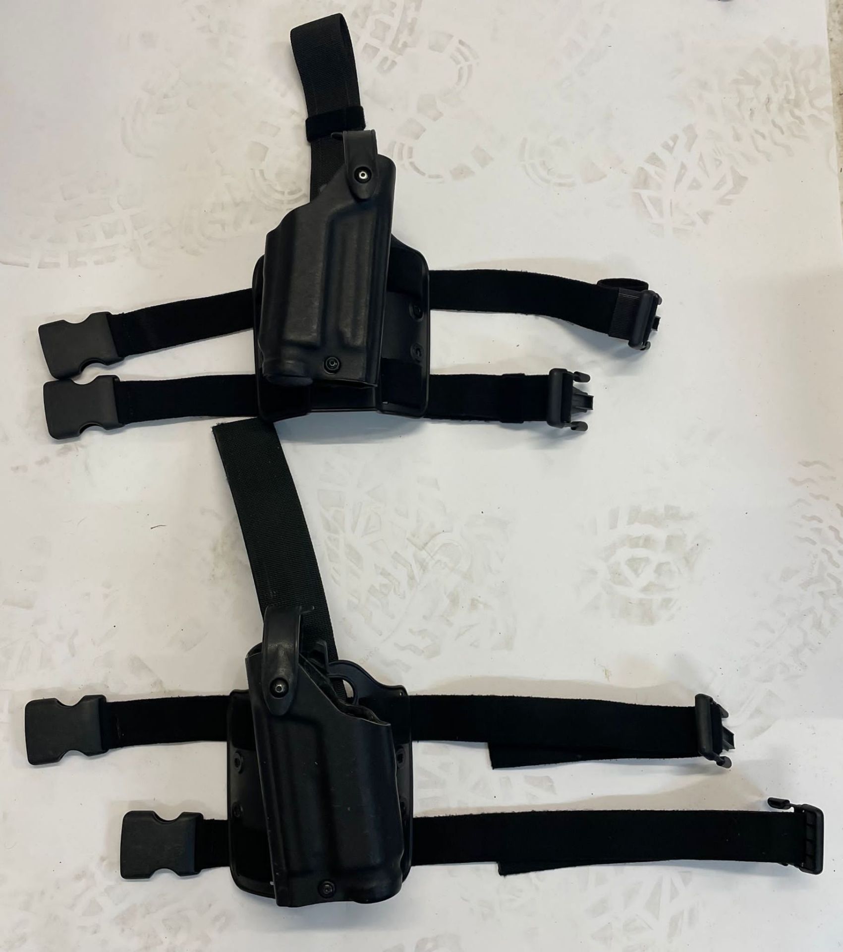 Two current issue military or Police LIG leg halters.