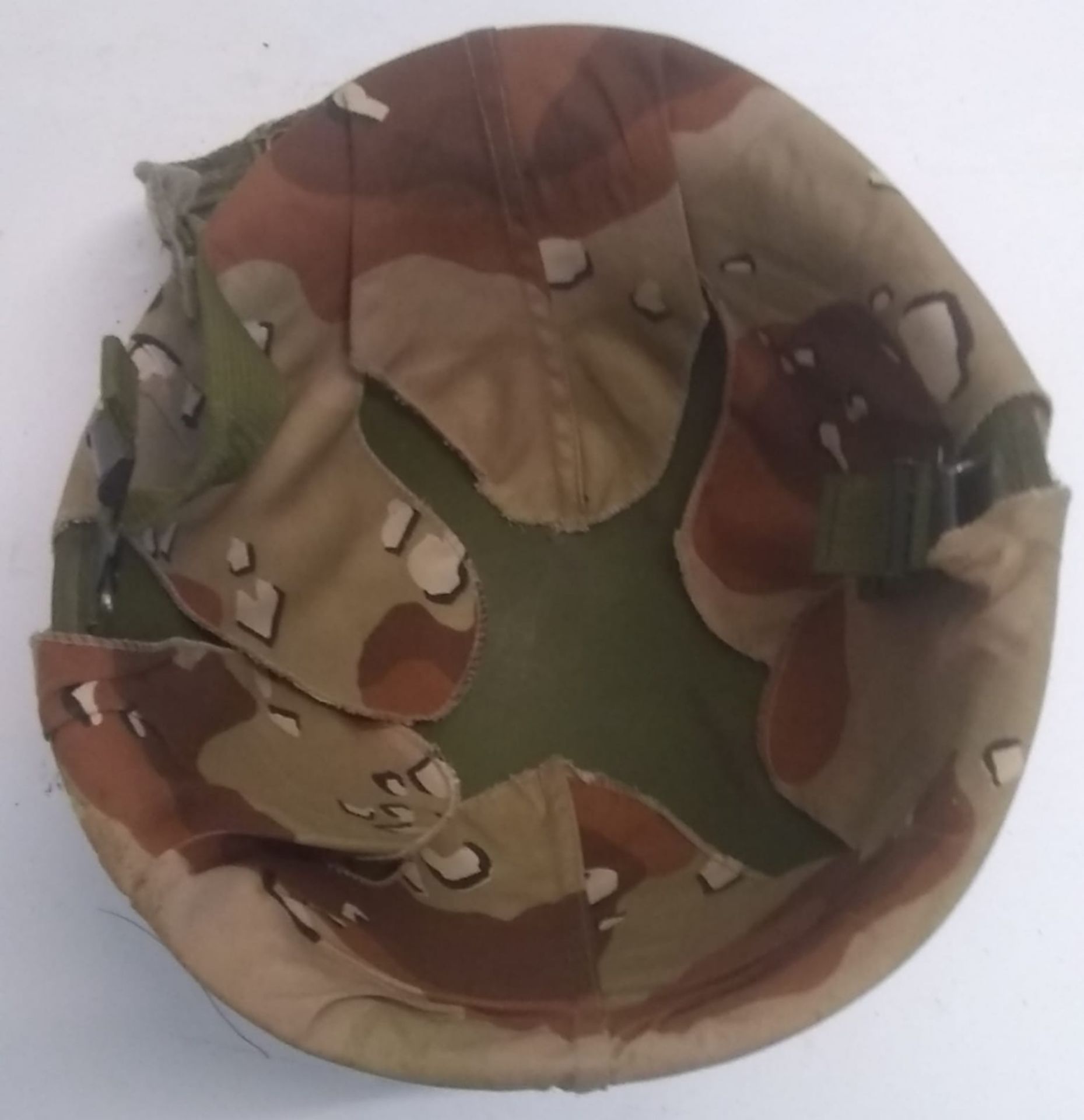 A US M1 helmet with chocolate chip camo - Image 2 of 3