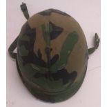 A US M1 Paratroopers helmet with crash p