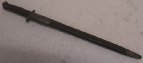 A 1907 pattern SMLE bayonet.