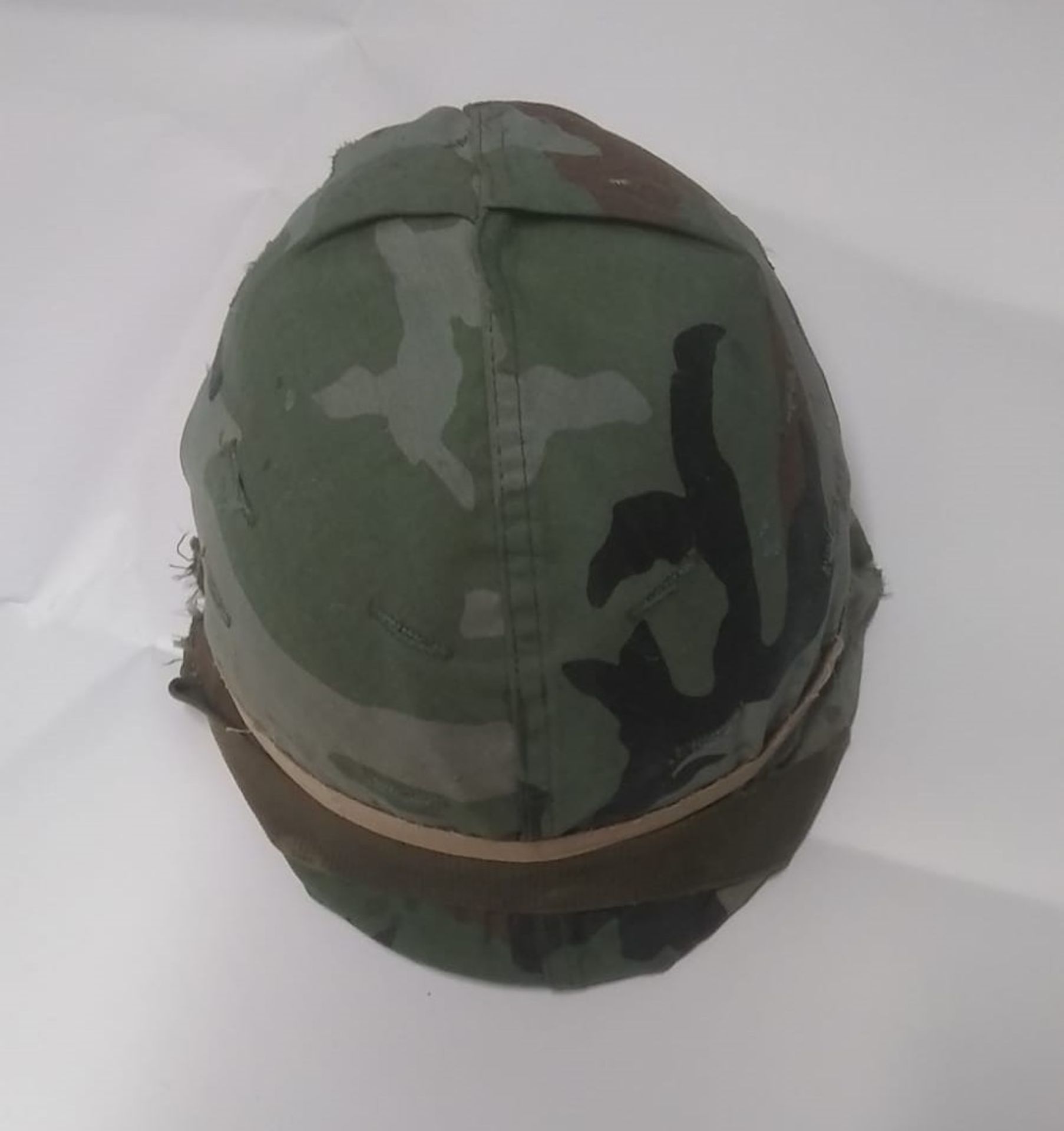 A 1980's US M1 helmet with liner and woo - Image 3 of 3