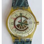 A Swatch Musical watch by J.M.