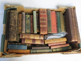 A quantity of antiquarian books including the pilgrims progress, wild flowers, Good Words,