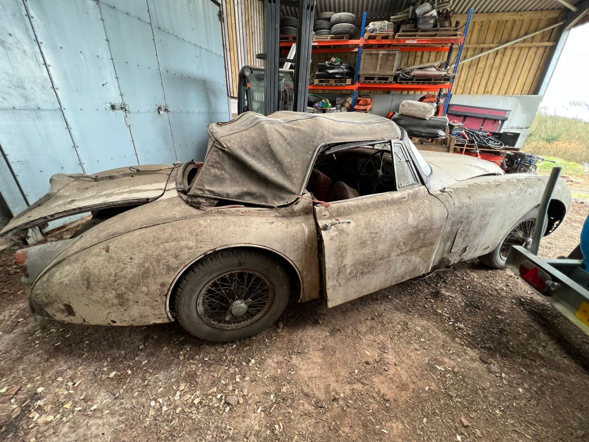 Jaguar XK150 3.4 Drop Head Coupe 1958 Barn Find. Matching numbers. - Image 22 of 27