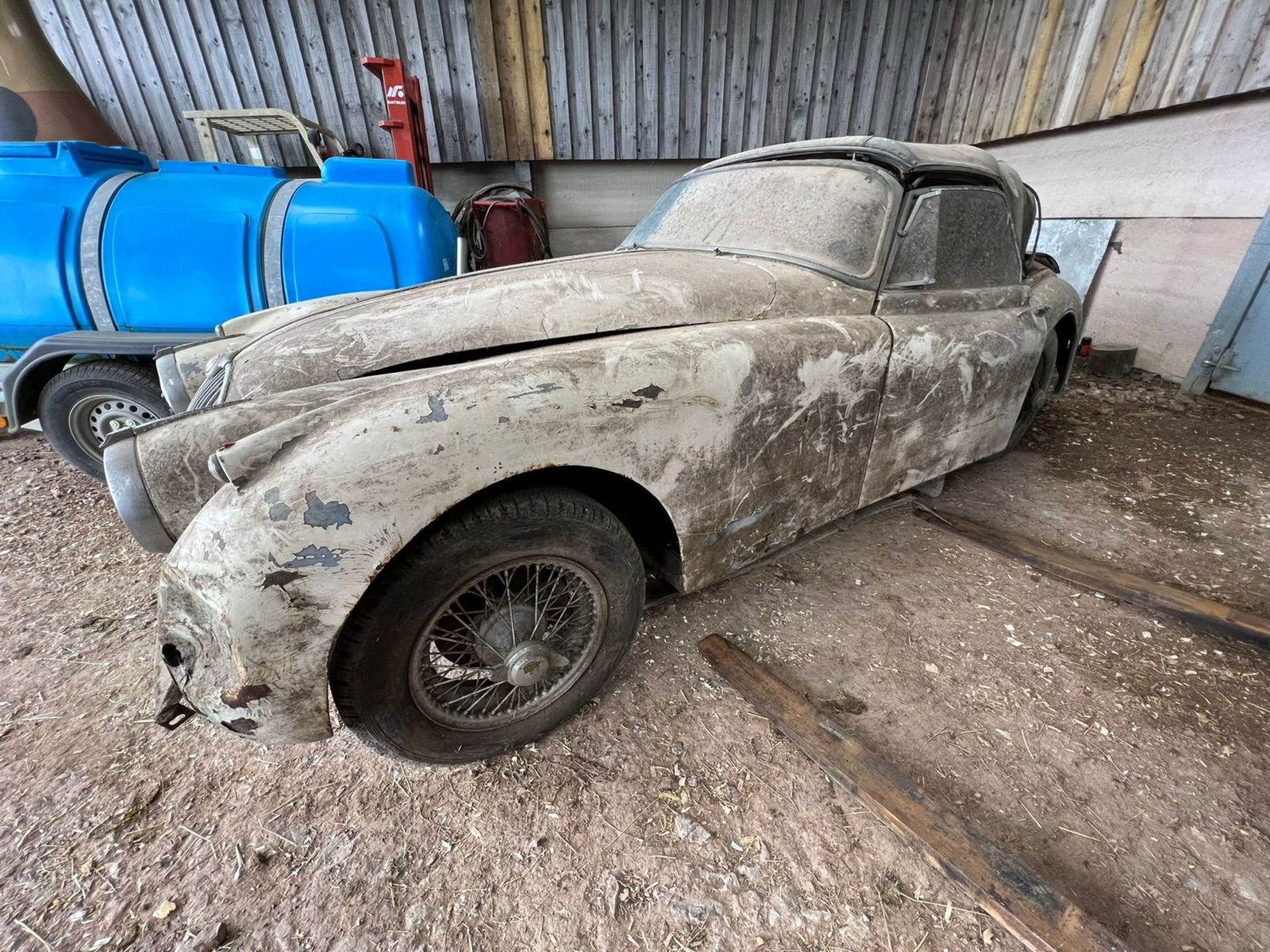 Jaguar XK150 3.4 Drop Head Coupe 1958 Barn Find. Matching numbers.