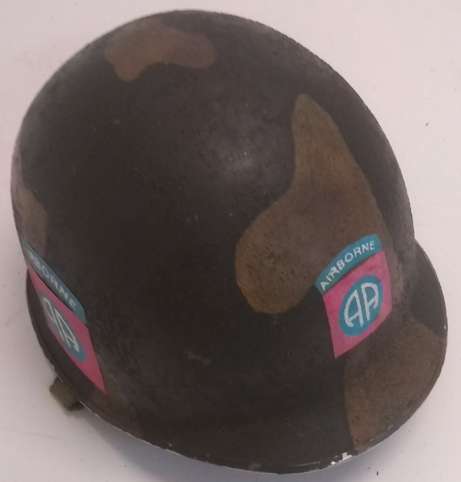 A US M1 Airborne helmet. This lot wil