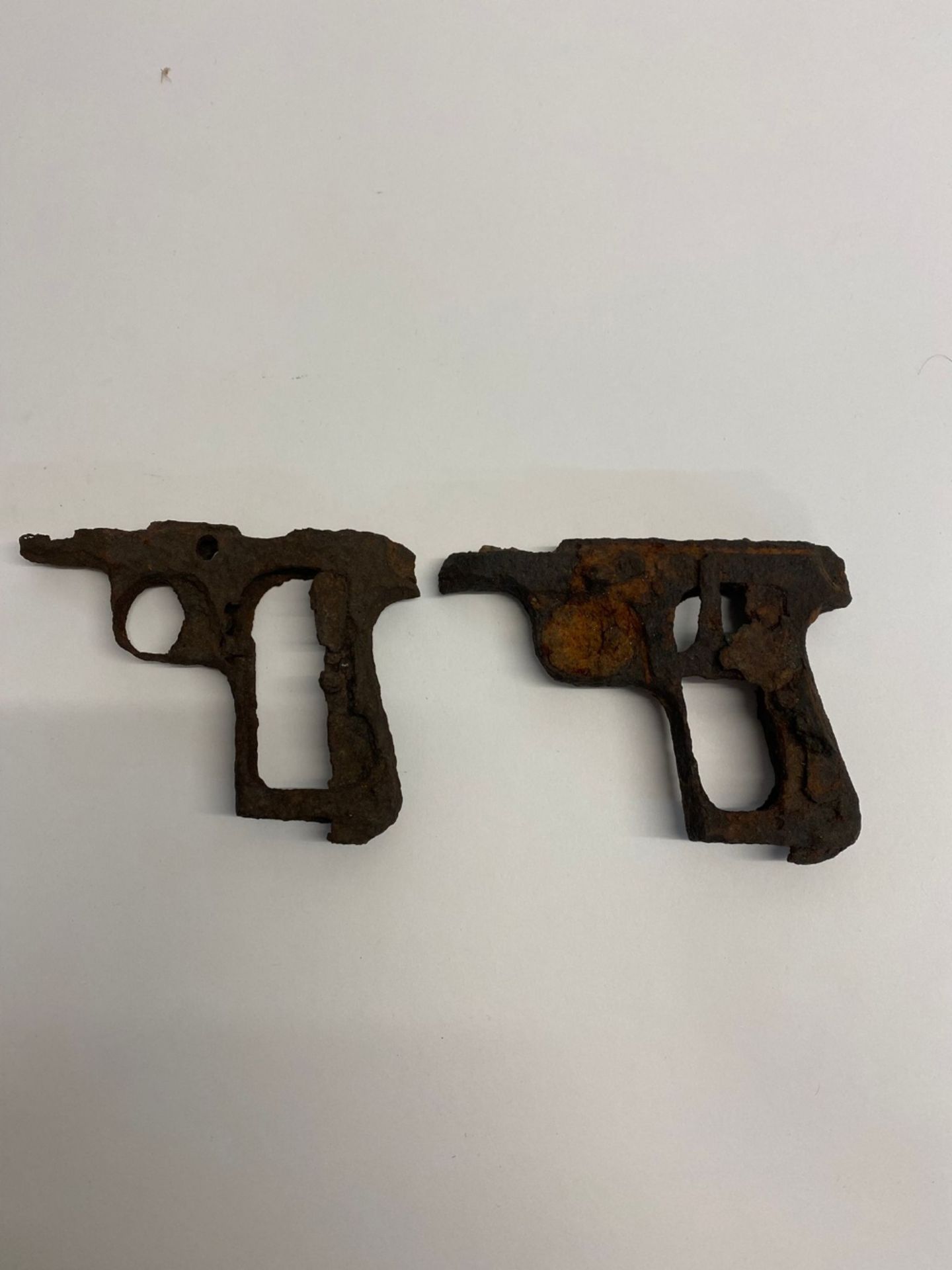 Two WWII Astra pistol relics. This lo