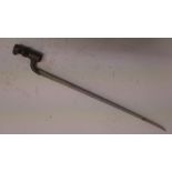 An 1853 pattern Enfield bayonet. This