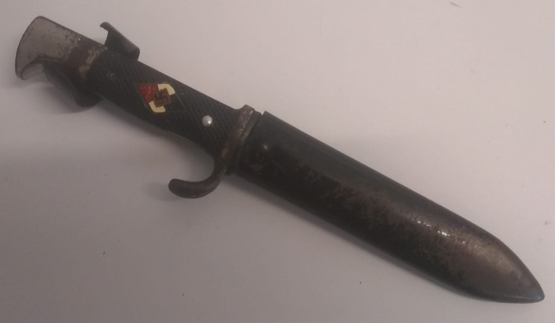 A WWII German Hitler Youth knife and sca