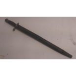 A WWI US manufactured M1907 SMLE bayonet