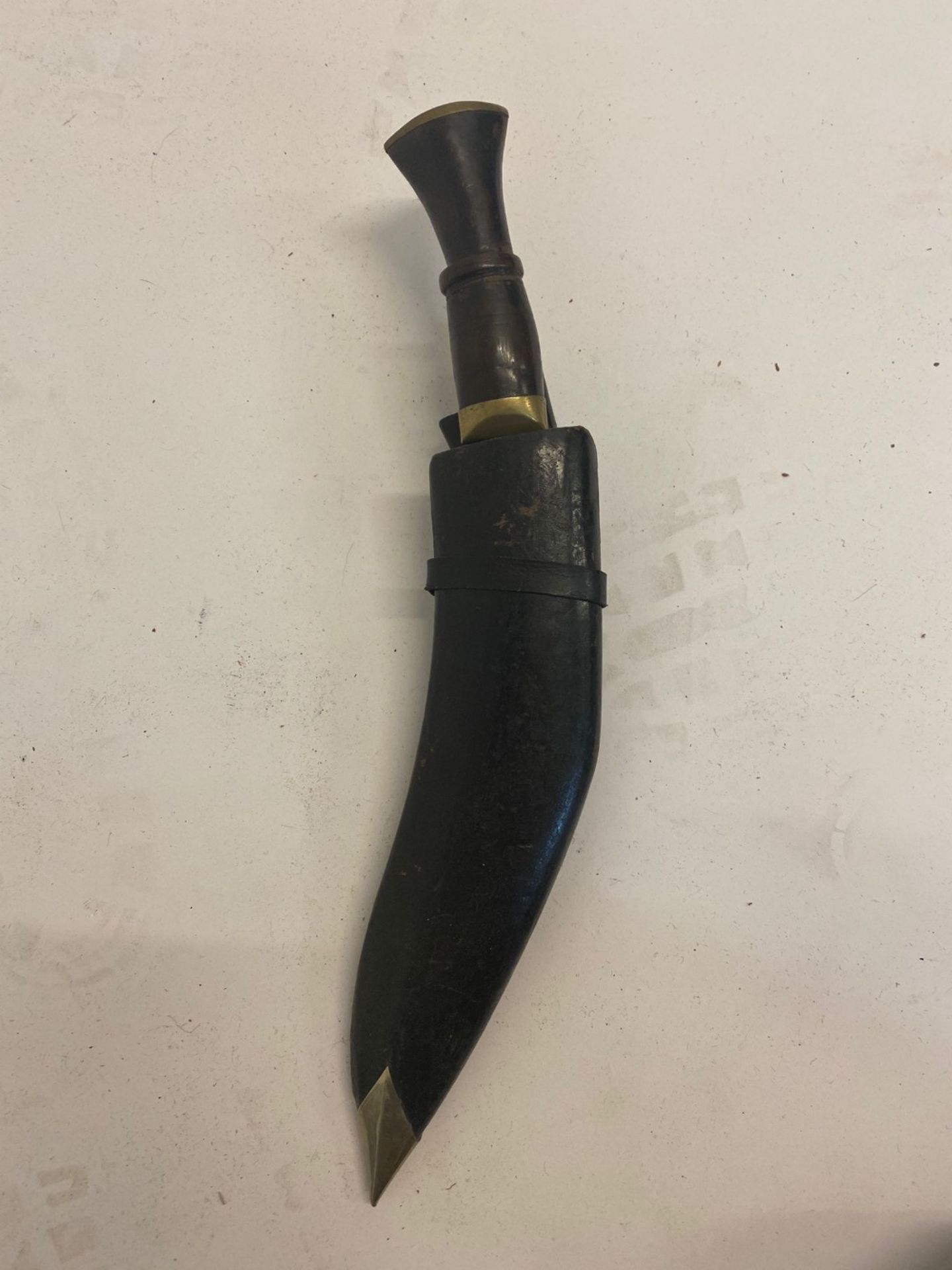 A Gurkha Kukri with scabbard and Karda a - Image 2 of 3