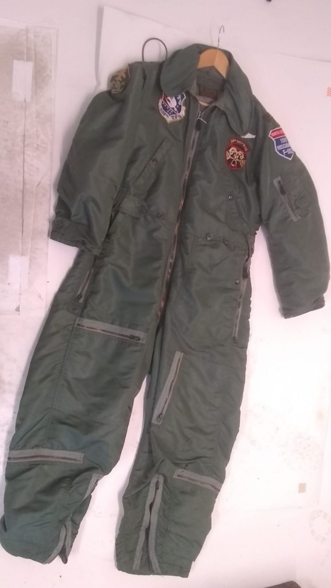 A US type CWU-1/P flying coverall. Th