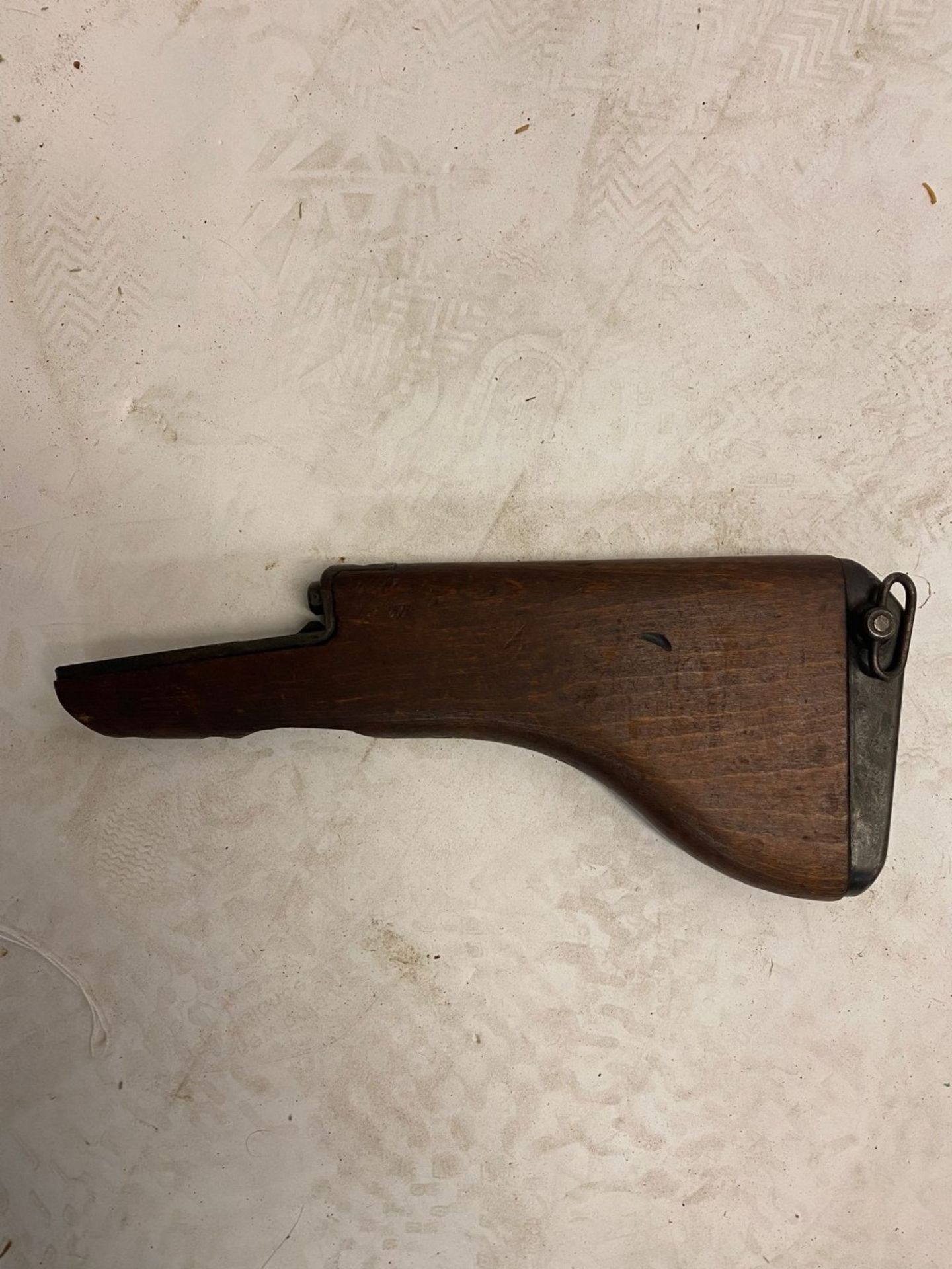 A rare Uzi first model straight stock. - Image 3 of 3