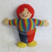A Steiff plush musical clown c1980s.