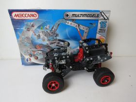 A quantity of Meccano inc a resealed boxed set, unknown if complete.