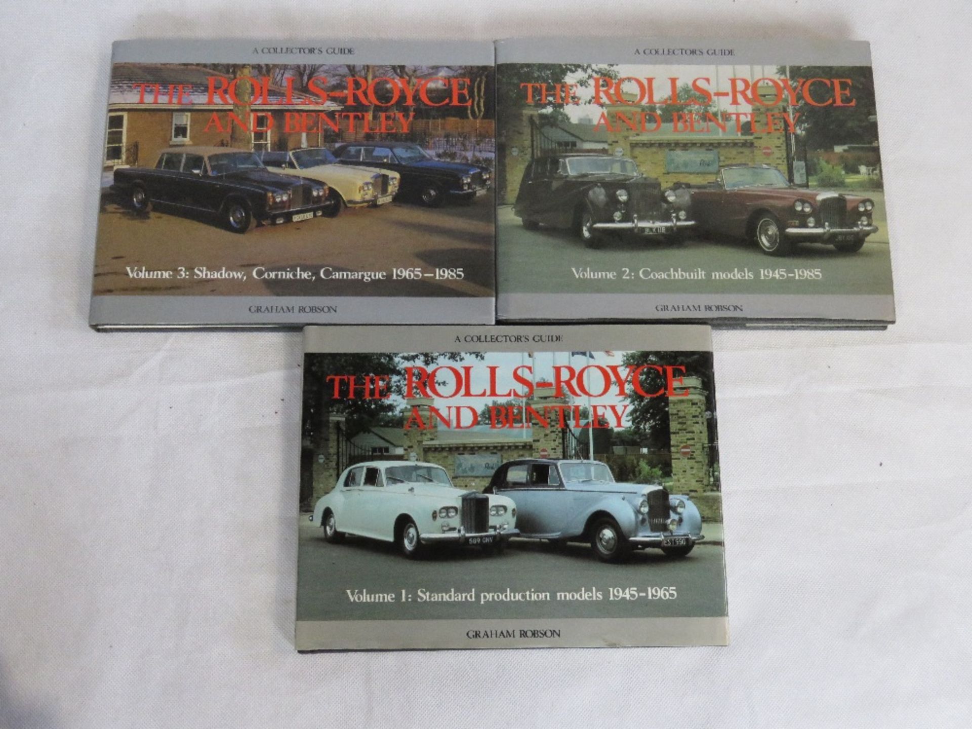 The Rolls-Royce and Bentley collectors guide in three volumes.