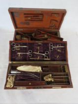 Two late 19th / early 20th century doctors medical kits including syringes, etc.