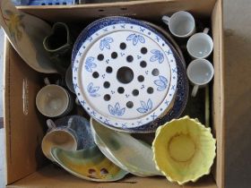 A quantity of ceramics including Worcester, Limoges, etc.