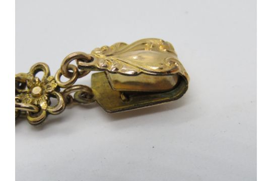 A 19th century gentlemans waistcoat fob having unengraved seal upon, clasp stamped SM&S. - Image 2 of 4