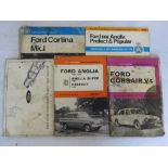 Five assorted Ford motor manuals