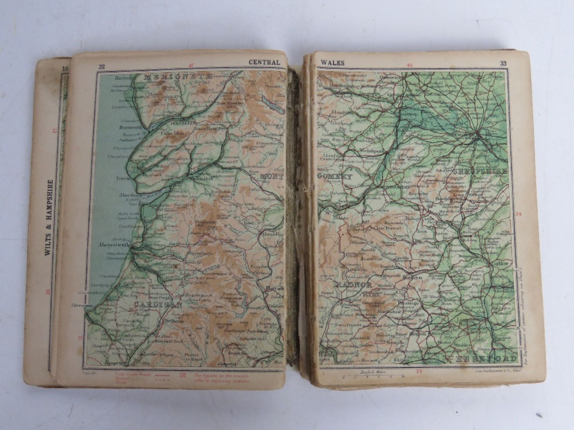 Bartholomew's Touring Atlas of the British Isles, binding a/f. - Image 3 of 4