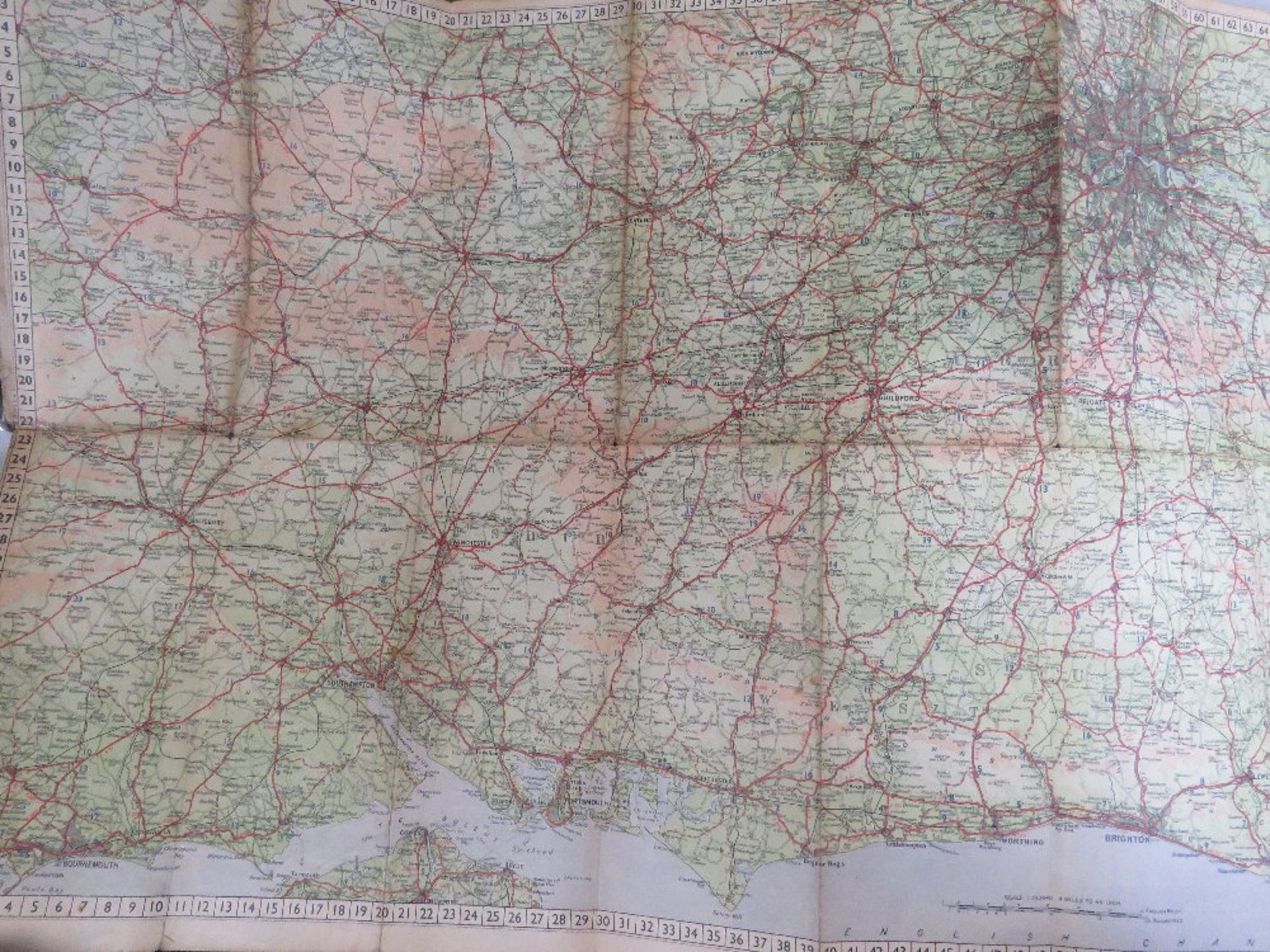 A John Bartholomew & Son Ltd cloth bound RAC quarter-inch map, together with two other road maps. - Image 5 of 5