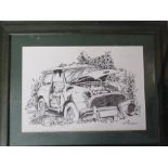 P Wilford print of a mini,