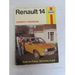Renault 14 owners handbook by Haynes.