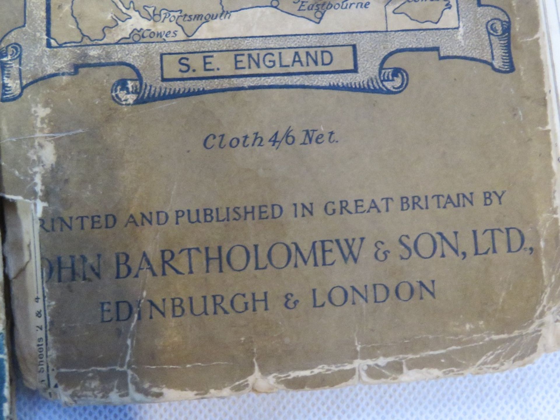 A John Bartholomew & Son Ltd cloth bound RAC quarter-inch map, together with two other road maps. - Image 2 of 5