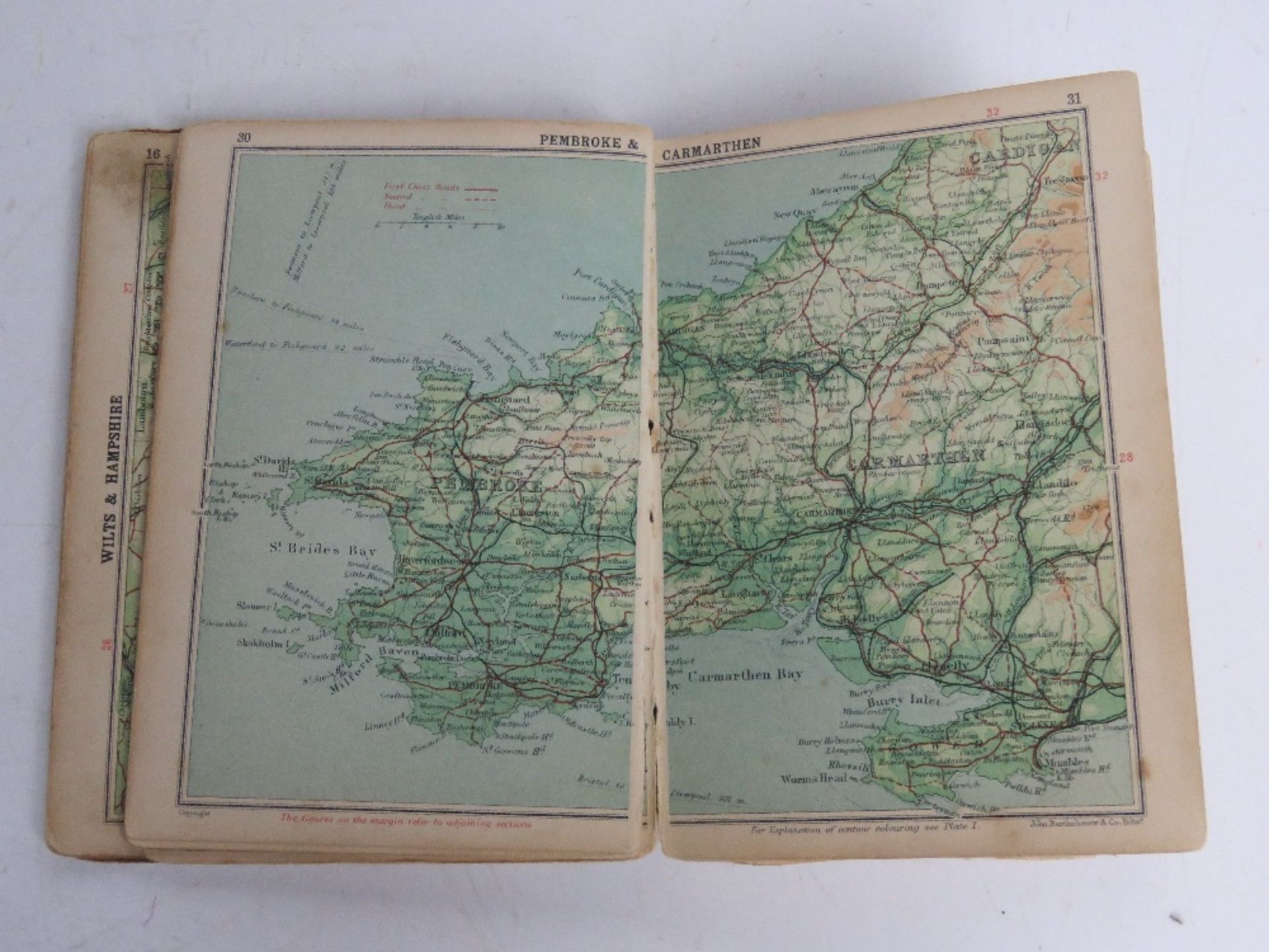 Bartholomew's Touring Atlas of the British Isles, binding a/f. - Image 4 of 4