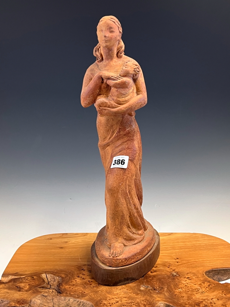 SIR CHARLES THOMAS WHEELER KCVO. CBE. PRA. PRBS. (1892-1974), A TERRACOTTA SCULPTURE OF HIS WIFE - Image 2 of 14