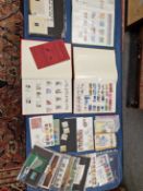 THREE ALBUM OF BRITISH SPECIAL ISSUE AND COMMEMORATIVE POSTAGE STAMPS, SOME FIRST DAY COVERS, A