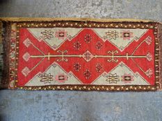 THREE TRIBAL FLAT WEAVE BAGS TOGETHER WITH A BELOUCH BAG (4)