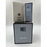 A ANGEL THIERRY MUGLER EAU DE PARFUM 75ML IN PRESENTATION BOX. TOGETHER WITH A ANGEL INNOCENT EAU DE