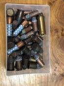 A SMALL QUANTITY OF RARE OBSOLETE CALIBRE COLLECTORS AMMUNITION AND BLANKS.
